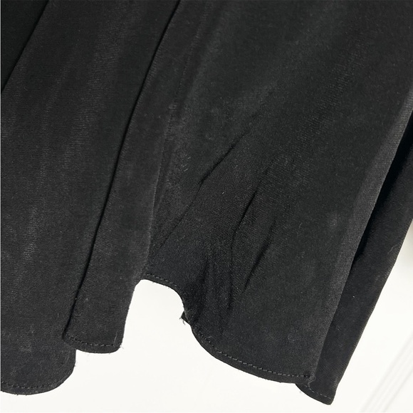 MAC DUGGAL Puffed Shoulder Long Bell Sleeve Side Cutout Open Back Maxi Gown 10 - Picture 10 of 10